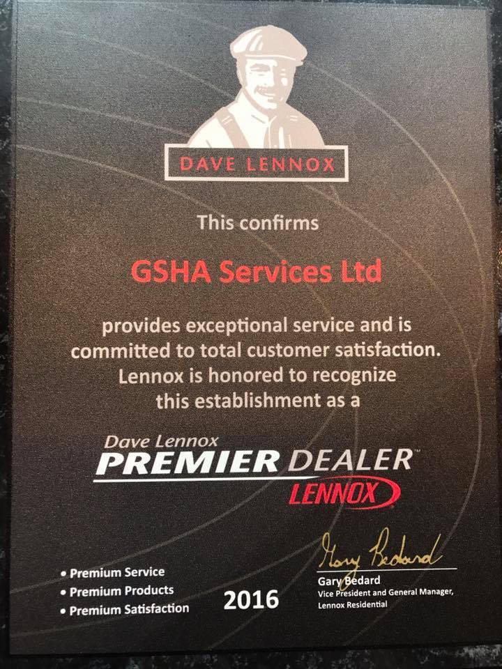 GSHA Services - Lennox Premier Dealer