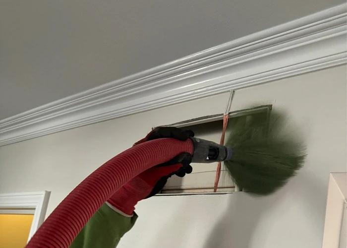 Air Duct Cleaning and Sanitizing – Rotobrush System