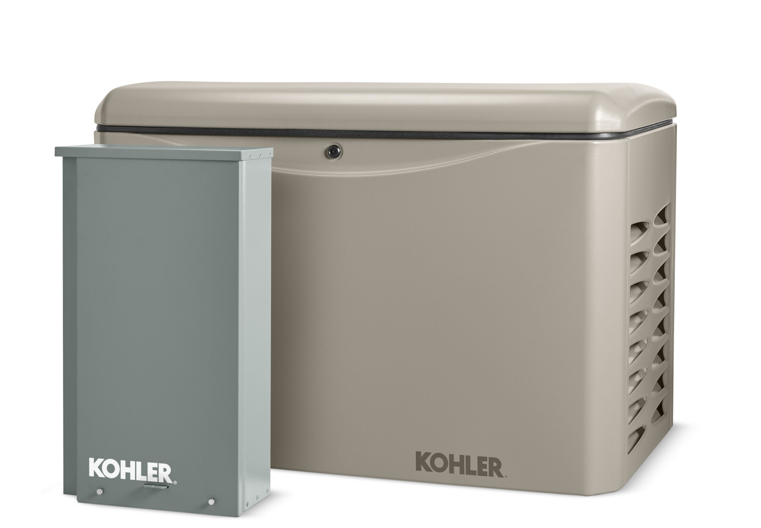 KOHLER 26RCA air-cooled home standby generator with automatic transfer switch