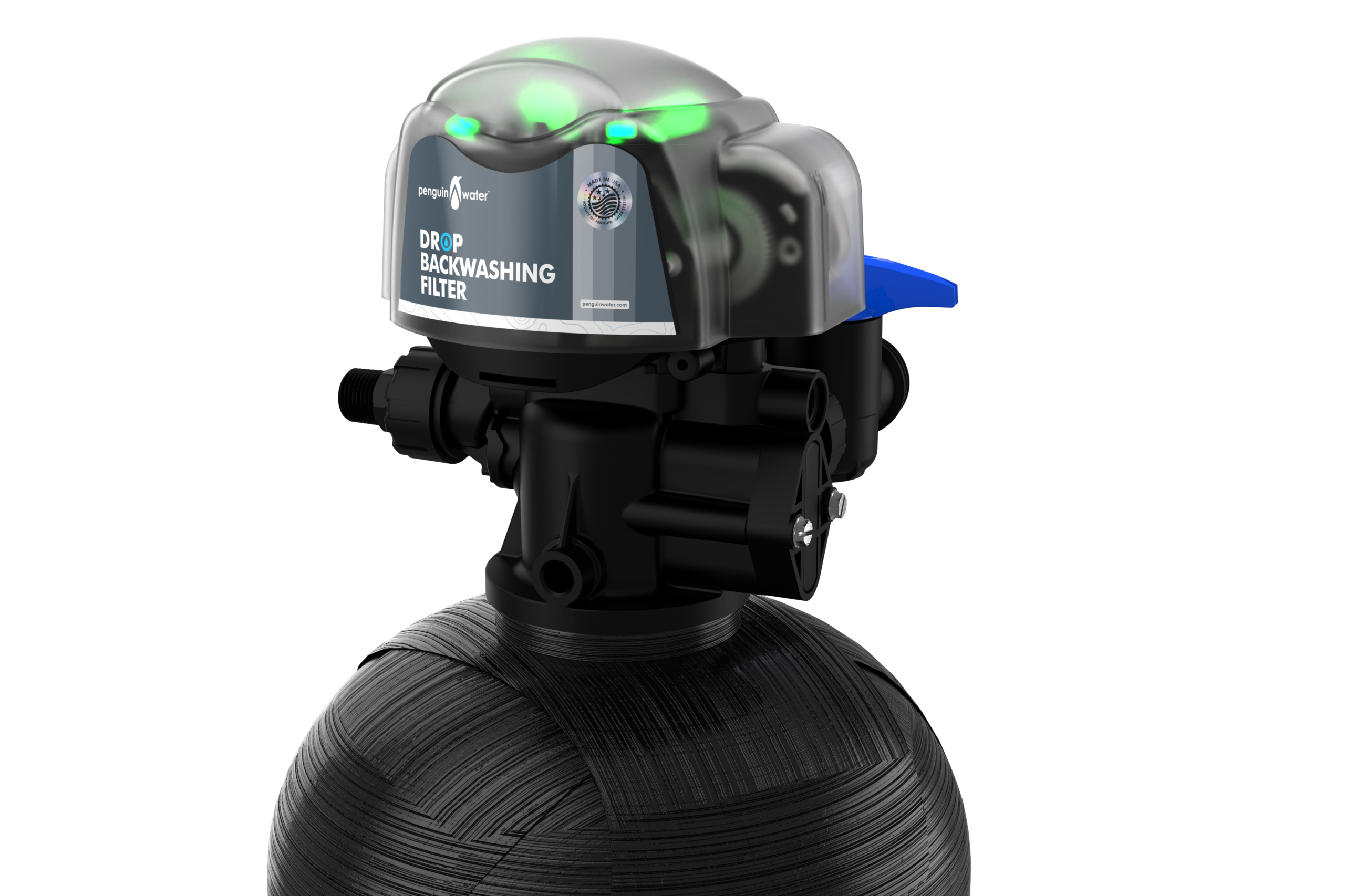 Penguin Water Stream Shield Sediment Backwashing Filter